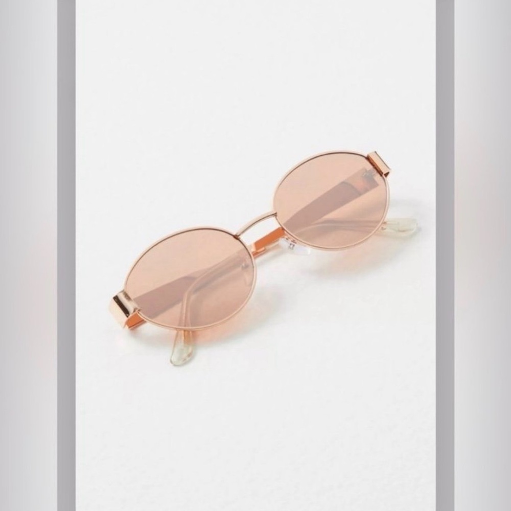 NWOT Free People Novelty Sunglasses Rose Gold